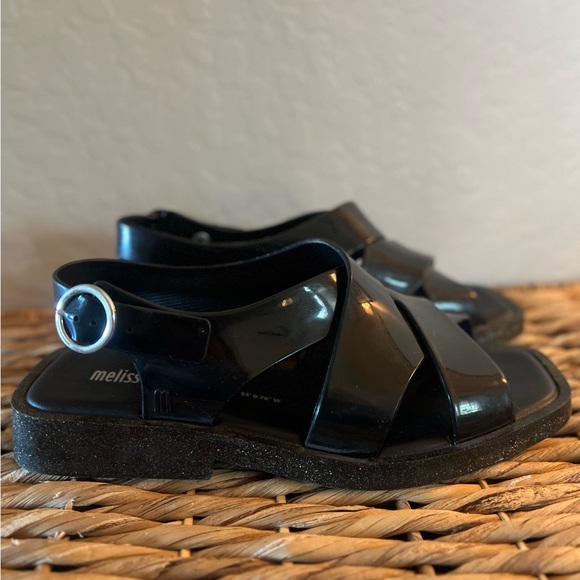 Melissa Black Sandals size 7 - Picture 2 of 7